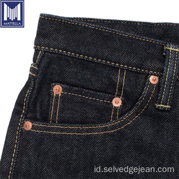 Desain Eropa ADASH 17oz Jeans Denim Selvedge